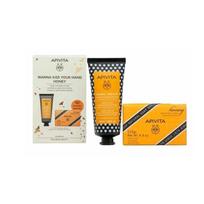 Apivita Honey Hand Cream 50g  Natural Solid Soap 125g orange