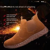 Labor Insurance Shoes, Smash-proof and Puncture-proof Safety Shoes, Wear-resistant Steel Baotou Work Shoes, Protective Shoes 36