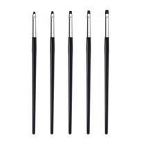 5pcs Nail Art Acrylic Liquid Powder Carving Flower Shaping Builder Brush Pen Manicure Tool juoda