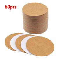 10cm Cork Coasters Anti-Slip Cork Backing Cork Mats DIY