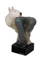 Bulterjeras, Bully III - tapyta figūrėlė, statula, figūrėlė, pagaminta menininko, prekės ženklas Art-Dog