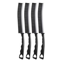 4 vnt. tarpų valymo šepetys Ergonomiško dizaino kietų šerių plyšių šepetys su pakabinimo anga, skirtas namų virtuvei, vonios kambariui 4pcs
