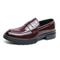 New Designer Men's Casual Leather Shoes Trend Brand Business Flats Pointed Toe Leather Shoes Formal Dress Men Loafers Moccasins 38