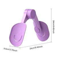 Digital Counter Hip Trainer Leg Trainers Pelvic Floor Muscle Trainer Thigh Exercise Leg Exerciser Inner Thigh Fitness Equipment violetinė