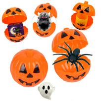 10/20/30 Pcs Halloween Pumpkin Bucket Blind Box Gashapon Storage Box Party Trick Open Lid Pumpkin Candy Mini Pumpkin Shell 10pcs