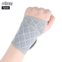 1Pcs Profession Wrist Support Brace Adjustable Wrist Strap Reversible for Sports Protecting  Carpal Tunnel smėlis