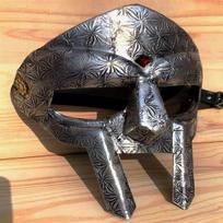 MF DOOM Mask, Gladiator Face Mask, Mad Villain, Steel Face Armor, Medieval Mask