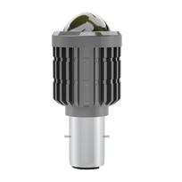 1PC Motorcycle LED Headlight Head Lamp Bulb1000LM 6000K 3000K Hi/Lo Beam Light for ATV Moto Motorbike Accessories 7.4*3.2*1.9cm sidabras/pilka