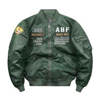 New Autumn Bomber Jacket Men's Embroidered Baseball Uniform Spring and Autumn Large Size Jacket 3XL black
