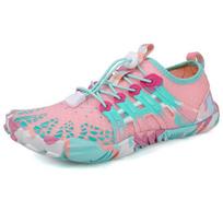 fashion Men Women Water shoes Upstream Wading Swimming Barefoot Five Fingers Aqua Shoes Colorful Beach Seaside Light Unisex Sneakers 40
