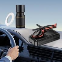 Solar Airplane Aroma Diffuser and Helicopter Set raudona