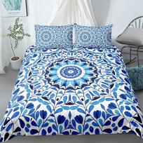 Mandala Patalynės Komplektas Antklodės Užvalkalas Bohemiški Lovatiesės Lovos Komplektai Poliesterio Antklodės Užvalkalas Karališkas Karalienės Pilnas Dvigubas Twin Antklodės Užvalkalas 70x133cm 2pcs