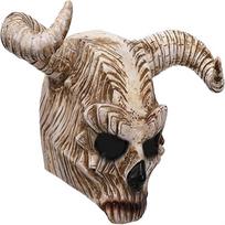Helovino Velnias Pusės Veido Jaučio Rago Kaukė Karnavalo Vakarėlio Makiažas Pokylis Siaubo Pasipuošimas Cosplay One Size