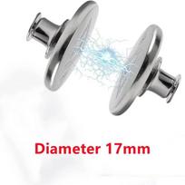1-20 porų užuolaidų magnetinio mygtuko be nagų nuimama lango užuolaida uždaryti magnetą sagties reguliavimo užuolaidų segtukų priedai 1PCS balta