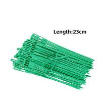 50 vnt. Daugkartinio naudojimo reguliuojami sodo kabelių raiščiai Augalų atraminiai krūmai Tvirtinimo elementas Medžių fiksavimo nailono kabelio įrankis 23cm-50pcs