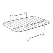 Fryer Rack Food Grade Rust Proof Stainless Steel Grilling Cooking Rack Fryer Accessories for Home