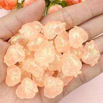 Namų reikmenys Kūrybiniai karoliai Apyrankė Rankų darbo medžiaga Akrilas su skylute 14,2*20,3mm tarpiklis Laisvi karoliukai Papuošalai Priedai DIY 50vnt. oranžinė