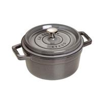 Cocotte - STAUB - La Cocotte - 22 cm - Gris Graphite - 2,60 litres pilka