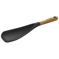 Cuillère Multi-Usages - STAUB - 30 cm - Silicone Noir - Bois d'Acacia - Ustensiles de Cuisine