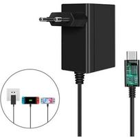 Chargeur mural - Nintendo - Switch - USB Type-C - Noir - 5.0V 2.4A juoda