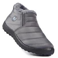 Žieminiai batai Vyriški Batai Neperšlampami Žieminiai Batai Laisvalaikiai Kulkšnies Batai Sniego Botas Para Hombre Vyriški laisvalaikio batai Kailiniai Pora 37 gray