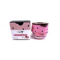 Strawberry Honey Lip Moisturizing Gel Mask for Improving Lip Wrinkles žemuogės