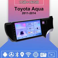 Car Radio Android Auto Carplay For Toyota Aqua 2011-2014 Multimedia Player Head Unit Stereo GPS Navigation BT WIFI 1+16GB 1+16GB blue