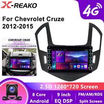 Android 12 Stereo Multimedija Automobilinis Carplay Android Auto Belaidis Chevrolet Cruze 2012-2015 FM AM WIFI radijas 8-core 4GB+64GB