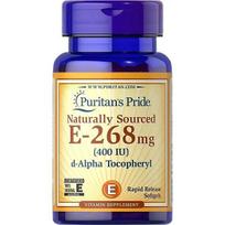 Puritan's Pride Vitaminas E-su selenu 400 TV Natural, 100 Softgels