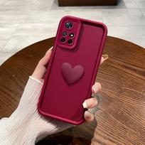 Mielas Meilės Širdelės Silikoninis Dėklas Samsung Galaxy A55 A35 A25 A15 A05S 4G 5G S24 Plus Ultra Moterims Matinis Galinis Dangtelis Samsung A55 5G&Silicone Case brown