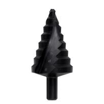 10-45mm Nitriduotas Spiralinis Pakopinis Grąžtas su Trikampiu Kotu 10-45mm triangular handle spiral groove step drill