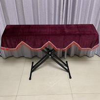 Piano Covers Modern Household 88 Keys Electronic  Dust-proof Cover with Tassel Home Furniture Digital s Protector New 160x60cm raudona