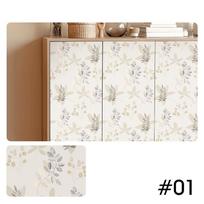 PVC vandeniui atsparūs lipnūs tapetai spintos durelių dekorui vinilo atnaujinimo lipdukai spintelių baldų lipdukai 44x200cm gray