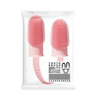 Pet Cat And Dog Oral Teeth Cleaning Toothbrush Two-finger Finger Sleeve
