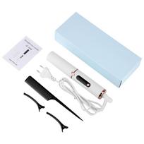Hair Straightener Comb Electric Hot Comb Heating Comb 4-speed Adjustment Protect Scalp Improve Frizz Smooth Shiny Hair Anti-scal white