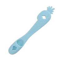 Effective Teeth Cleaning Dog Finger Toothbrush Flexible Silicone Cat Toothbrush Pet Supplies rožinė raudona spalva