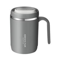 500ml Coffee Mug Vacuum Cup Outdoor Camping Travel Portable Tea Beverage Cup Heat Insulation Mark Cup 304 Stainless Steel gray