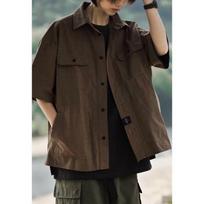 Retro Shirt Men'S Summer Outfit Hong Kong Style Student Loose And Niche Design Fun New Men'S Top For Outdoor Wear M