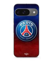 Coque - MANIACASE - Google Pixel 9 - Souple - Silicone - Logo PSG coloré juoda