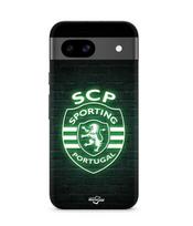 Case - MANIACASE - Google Pixel 8a - Soft - Black - Sporting Portugal juoda