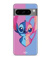 Case - MANIACASE - Google Pixel 8a Pro - Silicone - Soft - Stitch and Angel Pattern juoda