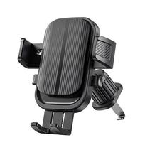 Gravity Car Phone Holder Air Vent Clip Mount Mobile Cell Phone Stand In Car GPS Support For IPhone 13 12 Pro R9F4 gray