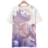 Anime Sousou no Frieren 3D spausdinti marškinėliai vyrams moterims mada gatvės drabužiai didelio dydžio marškinėliai trumpomis rankovėmis vaikiški marškinėliai viršutiniai drabužiai 160 white