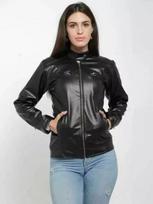 Genuine Stylish Lambskin Leather Black Zipper Women Jacket Designer Motorcycle S juoda