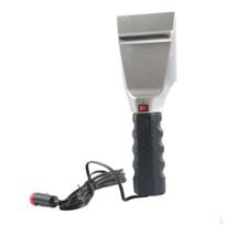 Žiemos automobilio šildomas sniego ir ledo valytuvas, nešiojamas, 12V elektrinis langų gray