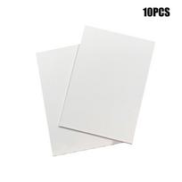 10/20 vnt. A7 baltas kartonas Kortelių apsauga Išorinė maža kortelių pakuotė Stora kartoninė pakuotė Biuro stalo reikmenys 10PCS white