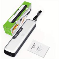 Vacuum Sealer Machine, Lightweight Food Vacuum Sealer Compact Machine For Food Preservation Automatic Food For Home Kitchen US Plug sidabro pilka spalva