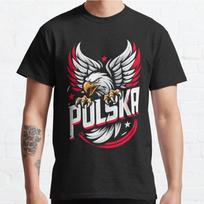 Plus Size S-3XL Polska Poland Eagle Emblem Flag Printed T-shirt Men's Tops Fashion Clothes Tees XXXL juoda