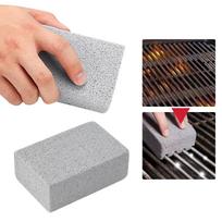 BBQ valymo plytos Mažos pilkos plytos BBQ pemzos valymo šepetys BBQ grotelių valymo įrankiai One Size pilka