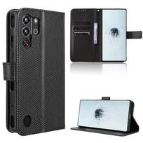 Atverčiamas dangtelis skirtas ZTE nubia Red Magic 10 Pro+ Plus odiniam dėklui [Flip Vintage Leather] Atsparus smūgiams, patvarus retro stiliaus telefono dėklas nubia Red Magic 10 Pro+ juoda